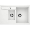 Keramikas (granīta) izlietne BLANCO METRA 6 S Compact, 78x50 cm, Balta