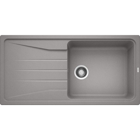 Мойка из керамогранита (гранит) BLANCO SONA XL 6 S, 100x50 см, Алюминий металлический