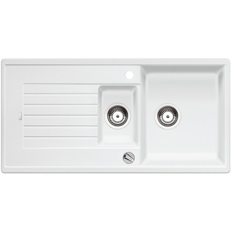 Stoneware (granite) sink BLANCO ZIA 6 S, 100x50 cm, White