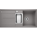 Мойка из керамогранита (гранит) BLANCO METRA 6 S, 100x50 см, Алюминий металлический