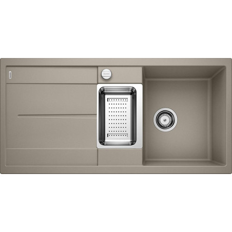 Stoneware (granite) sink BLANCO METRA 6 S, 100x50 cm, Truffle