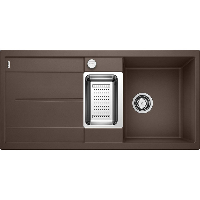 Мойка из керамогранита BLANCO METRA 6 S, 100x50 см, Кофе