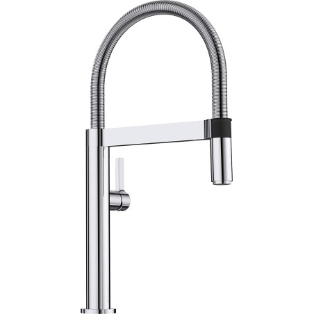 Kitchennis (izlietnes) jaucējkrāns BLANCO Culina-S Mini, ar ievelkamu dušu, hromēts
