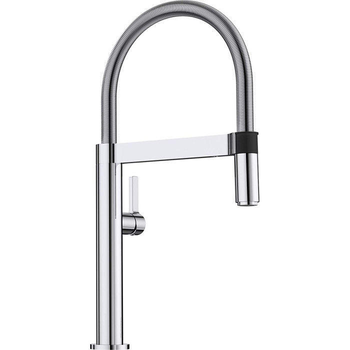 Kitchennis (valamu) kraan BLANCO Culina-S Mini, sissetõmmatava dušiga, kroomitud