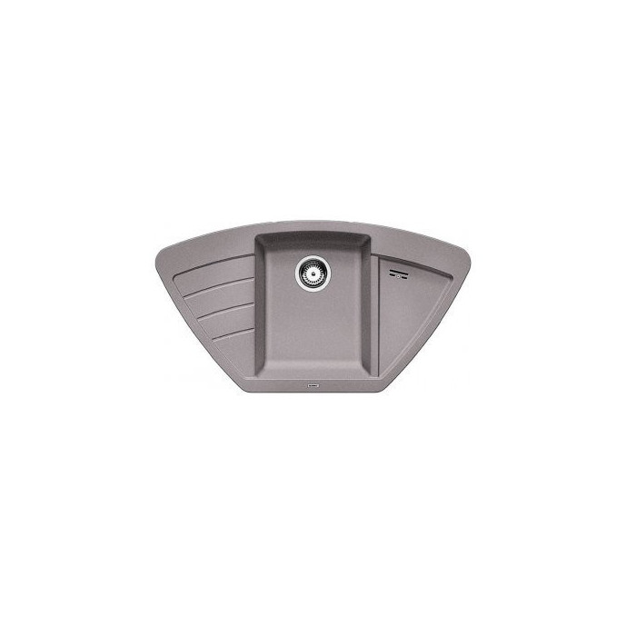 Kivist (graniidist) valamu BLANCO ZIA 9 E, 93x51/43.1 cm, Alumiiniummetall