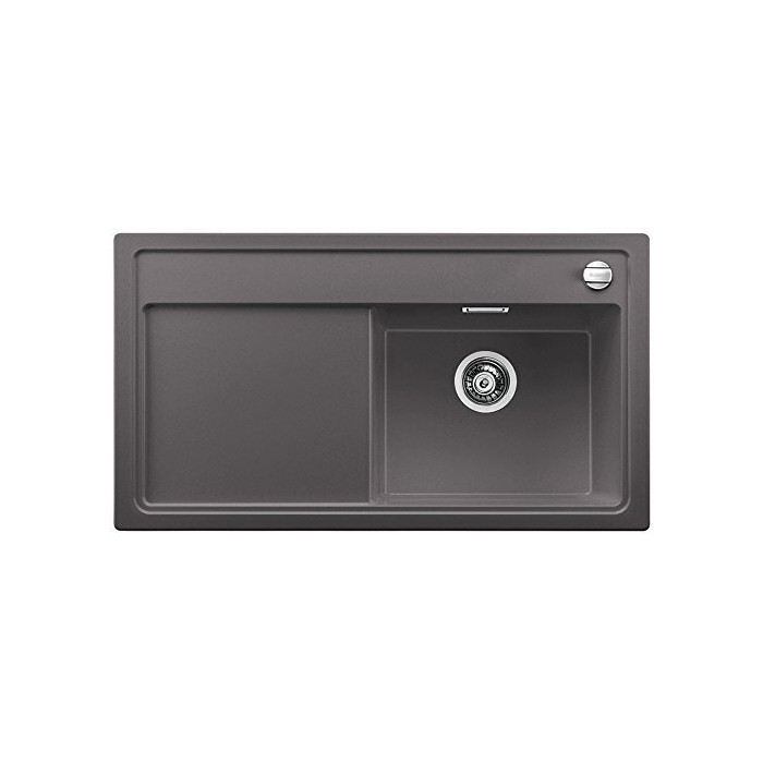 Stoneware (granite) sink BLANCO ZENAR 5 S, 91,5x51 cm, Stone gray
