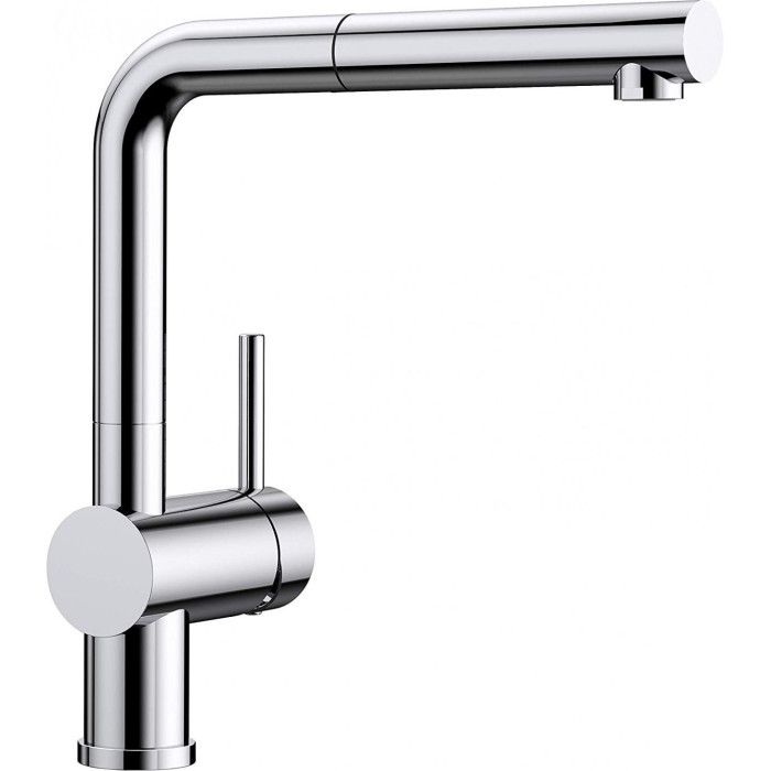 Kitchennis (izlietnes) jaucējkrāns BLANCO Linus-S, hromēts ar ievelkamu izteku