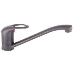 Jaucējkrāns virtuve-izlietne rubineta P-20 Star (BK) Black, P00061