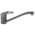 Jaucējkrāns virtuve-izlietne rubineta P-20 Star (BK) Black, P00061