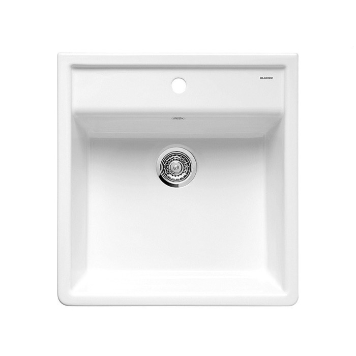 Keramikas izlietne BLANCO PANOR 60, 60x63 cm, balta, spīdīga