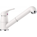 Kitchennis (plautuvės) maišytuvas BLANCO , DARAS-S, white su ištraukiama žarnele