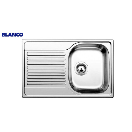 Nerudijančio plieno plautuvė BLANCO TIPO 45 S Compact, 78x50 cm, Matinis paviršius