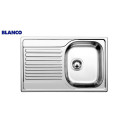 Nerudijančio plieno plautuvė BLANCO TIPO 45 S Compact, 78x50 cm, Matinis paviršius