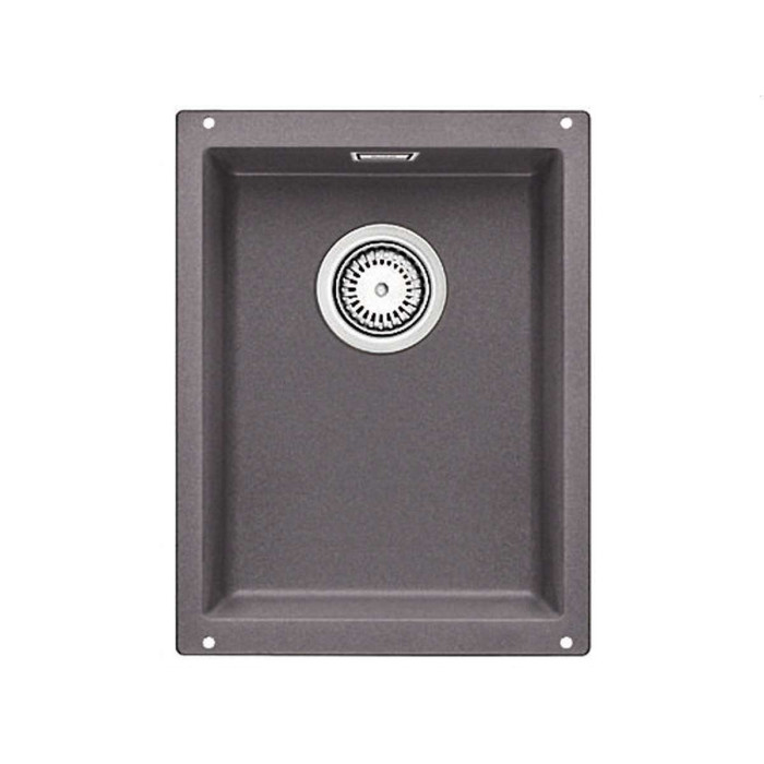 Мойка BLANCO SUBLINE 320-U, 35x40 см, Серый камень монтируется под столешницу