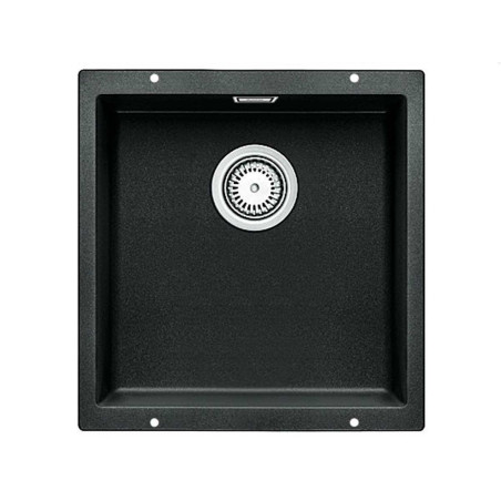 Sink BLANCO SUBLINE 400-U, 43x40 cm, Anthracite is installed under the countertop