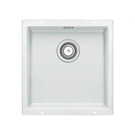 Izlietne uzstādīta zem darba virsmas BLANCO SUBLINE 400-U, 43x40 cm, balta