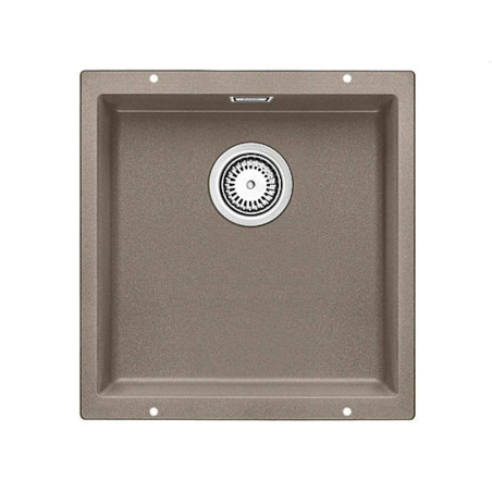Sink installed under the countertop BLANCO SUBLINE 400-U, 43x40 cm, Truffle
