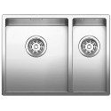 Sink BLANCO CLARON 340/180-U, bowl on the right, 58.5x44 cm