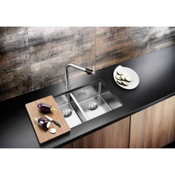 Мойка BLANCO CLARON 340/180-U, чаша справа, 58,5x44 см