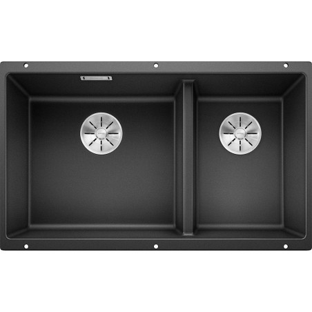 Раковина УСТАНОВЛЕНА ПОД СТОЛЕШНИЦУ BLANCO SUBLINE 430/270-U, 75,5x40 см, Антрацит