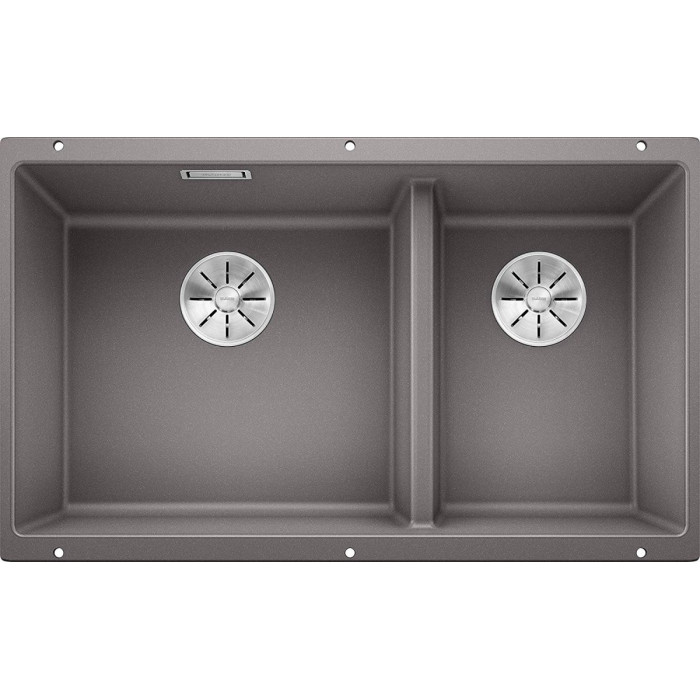Sink BLANCO SUBLINE 430/270-U, 75.5x40 cm, Aluminum metal