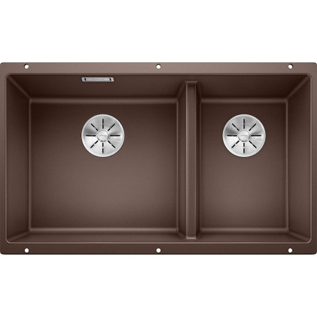 Sink BLANCO SUBLINE 430/270-U, 75.5x40 cm, Coffeebasket installed under the countertop