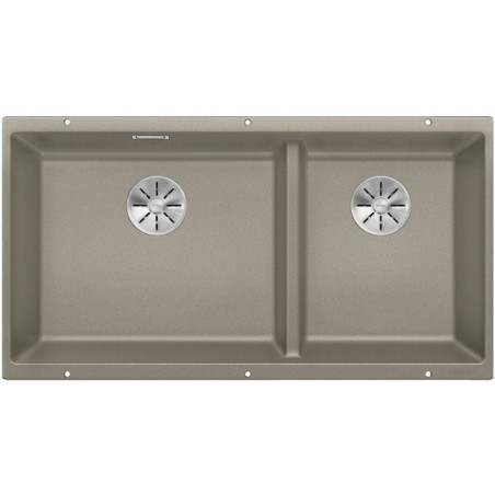 Sink BLANCO SUBLINE 480/320-U, 85.5x40 cm, Truffle, installed under the countertop