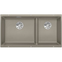 Sink BLANCO SUBLINE 480/320-U, 85.5x40 cm, Truffle, installed under the countertop