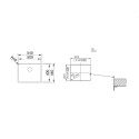 Sink BLANCO CLARON 500-U, 54x44 cm installed under the countertop