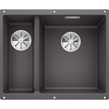 Sink BLANCO SUBLINE 340/160-U, 55.5x40 cm, Stone gray