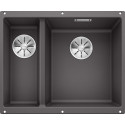Раковина BLANCO SUBLINE 340/160-U, 55,5x40 см, Серый камень