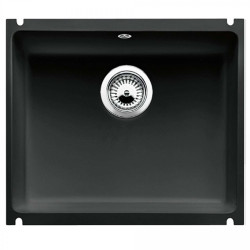 Ceramic sink BLANCO SUBLINE 500-U, 54.3x45.6 cm, Black