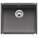 Керамическая мойка BLANCO SUBLINE 500-U, 54.3x45.6 см, Базальт устанавливается под столешницу