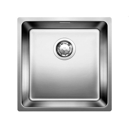 Sink BLANCO ANDANO 400-U, 44x44 cm, Without eccentric valve