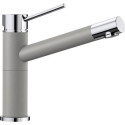 Kitchennis (izlietne) jaucējkrāns BLANCO ALTA Compact, alumīnija metāls/hromēts