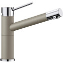 Kitchennis (plautuvės) maišytuvas BLANCO ALTA Compact, triufelio/chromuotas