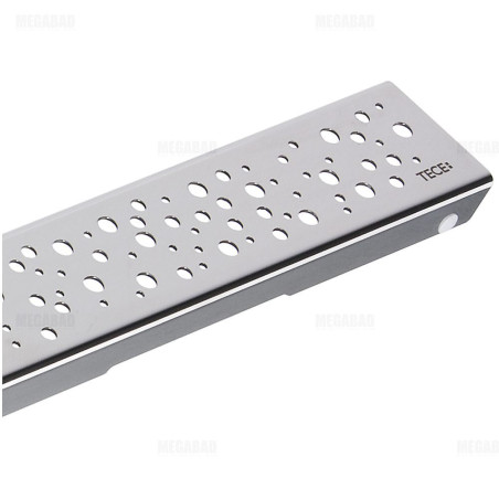 Shower gutter grate TECEdrainline, drops