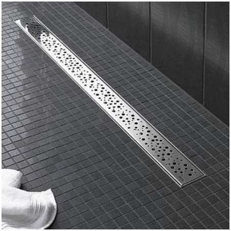 Shower gutter grate TECEdrainline, drops