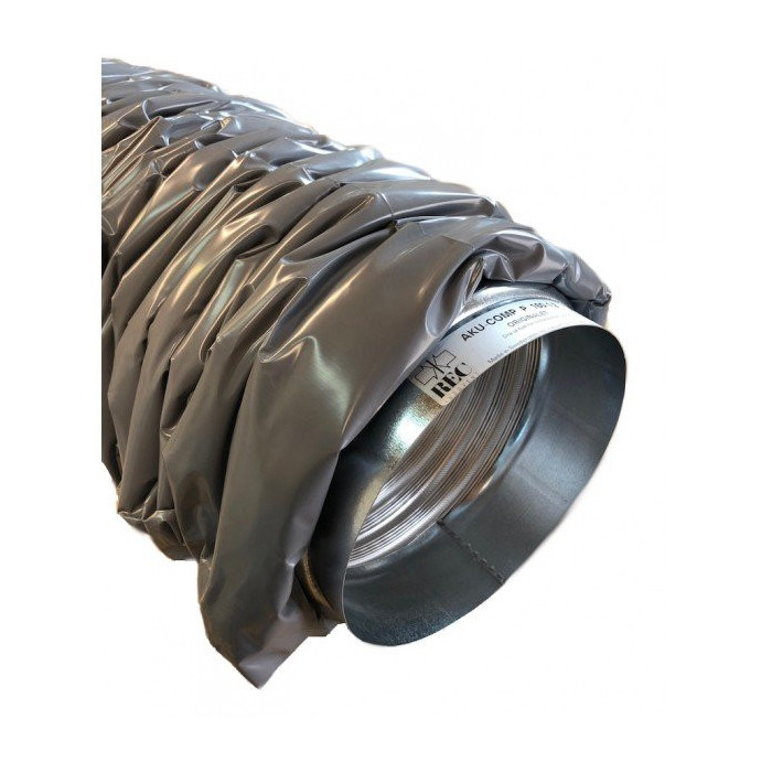 Flexible insulated silencer with side REC BALTICVENT 100 mm, L 600 mm