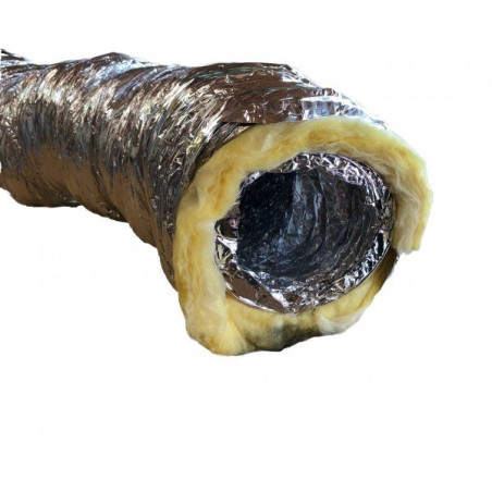 Lankstus akustinis aliuminis ortakis su izoliacija REC BALTICVENT Flex Sono 255 mm (10 m)