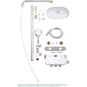 Termostata lietus dušas sistēma GORHE Rainshower SmartControl 360 Duo ar rokas dušu Power&Soul, 115 26250000