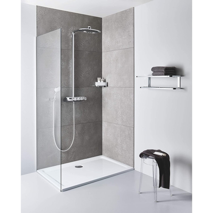 Termostaatiline vihmadušisüsteem GORHE Rainshower SmartControl 360 Duo käsidušiga Power&Soul, 115 26250000