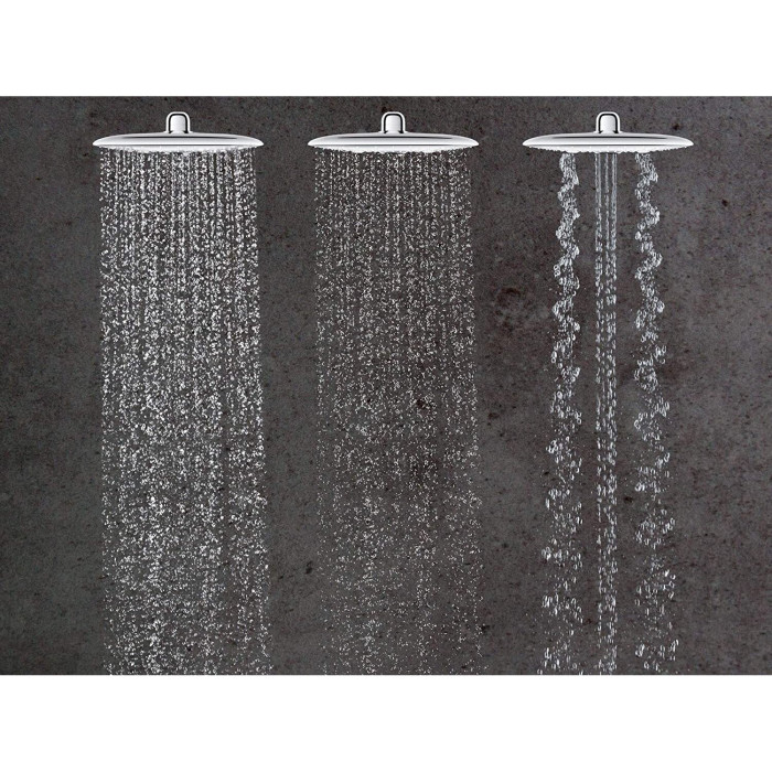 Termostatinė lietaus dušo sistema GORHE Rainshower SmartControl 360 Duo su rankiniu dušiuku Power&Soul, 115 26250000