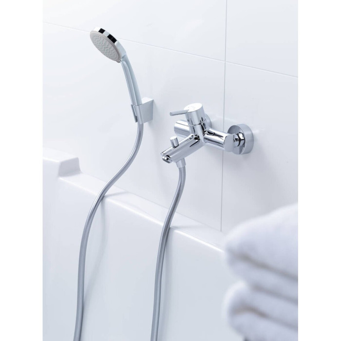 Shower sets HANSGROHE Croma 100 Chrome, 4 features (Choice of different lengths)
