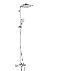 Thermostatic rain shower system with beak HANSGROHE Crometta E 240 1jet, 27298000
