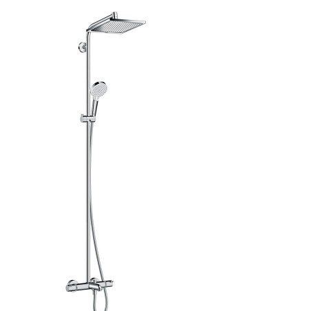 Термостатическая система тропического душа с клювом HANSGROHE Crometta E 240 1jet, 27298000