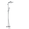 Термостатическая система тропического душа с клювом HANSGROHE Crometta E 240 1jet, 27298000
