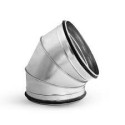 Ventilācijas elkonis ALNOR 250 x 45°, segmentāls