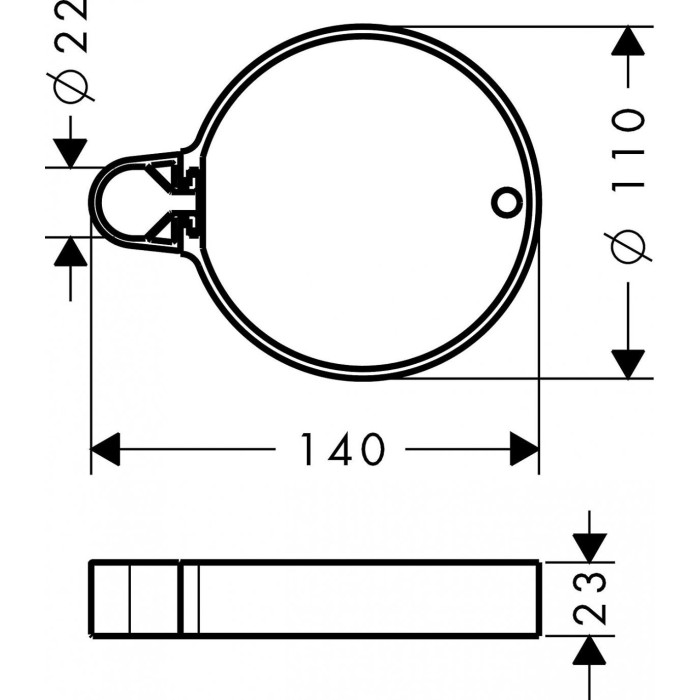 Soapbox for shower stand HANSGROHE Casetta'C, 28678000
