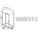 Fixed wall RAVAK Blix Slim BLSPS
